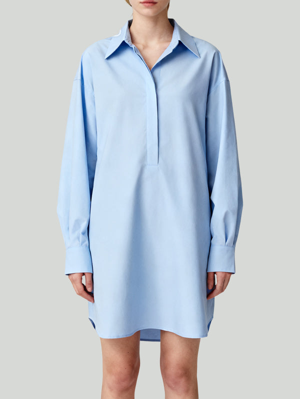 Casual Uninhibited Boyfriend-Style Women's Long-Sleeve Dress