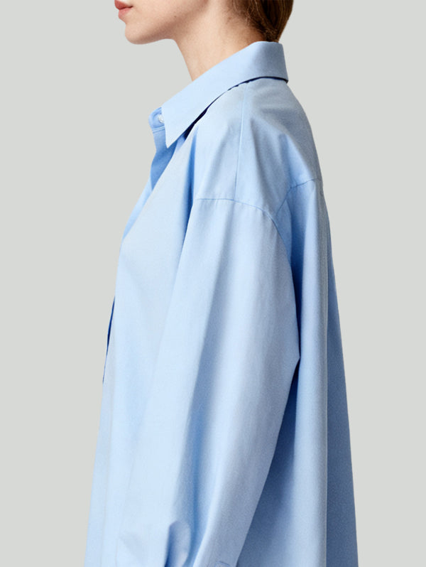 Casual Uninhibited Boyfriend-Style Women's Long-Sleeve Dress