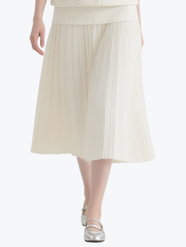 Classic Chanel Style Vest Skirt Suit