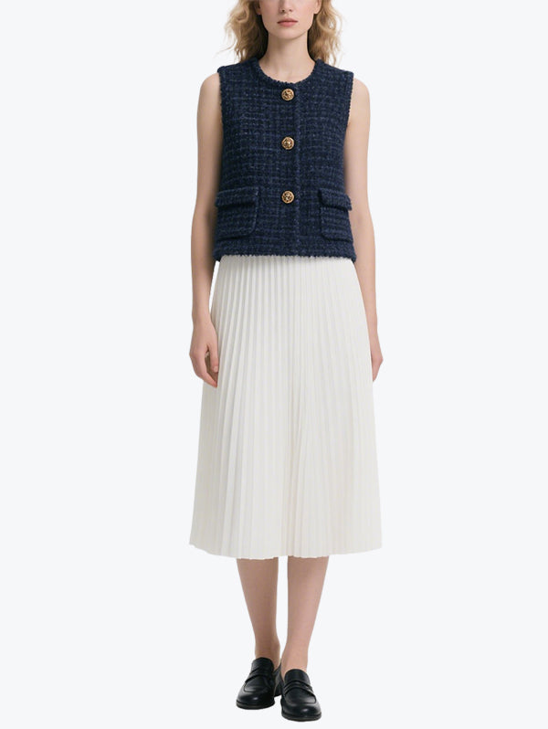 Women's Fashionable and Elegant Top Skirt Suit
