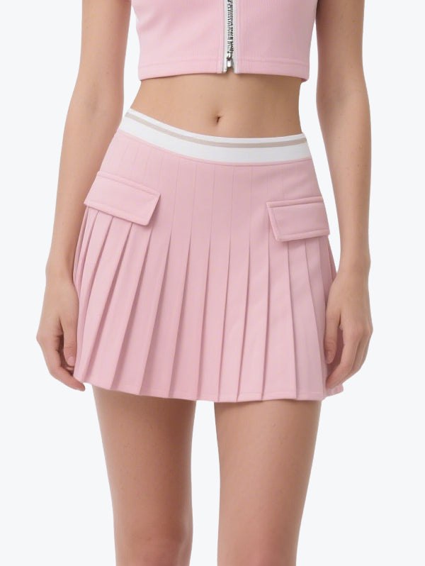 Fresh Girl Pink Skirt Set